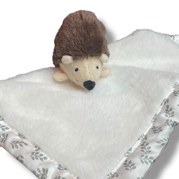 Parents Choice Lovey Hedgehog Plush Security Blanket Stuffed Animal Satin 12" - Picture 5 of 12